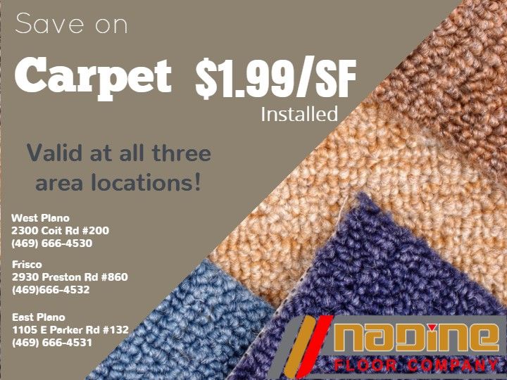 Carpet promotional offer