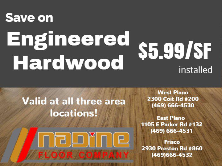 Engineered hardwood flooring special