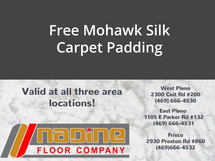 Mohawk Silk flooring special, Plano, TX