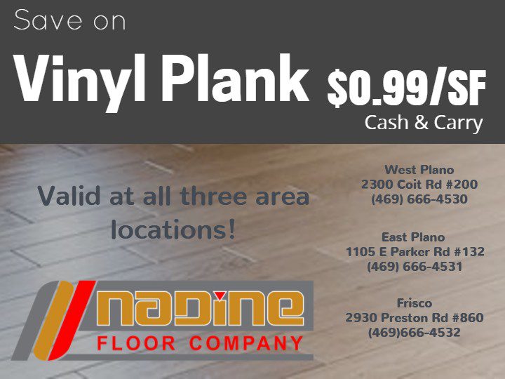 Vinyl Plank Flooring Specials Plano, TX