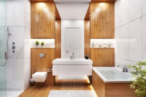 Can Engineered Wood Flooring Be Used In Bathrooms | Nadine Floors