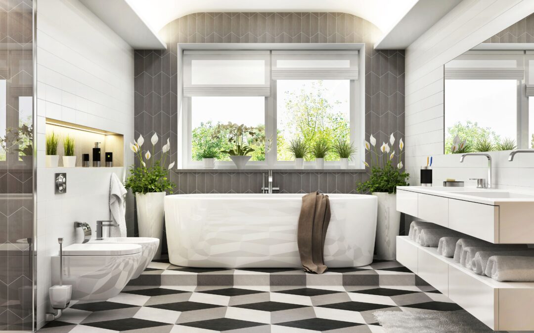 Eco Friendly Space Bathroom | Nadine Floors Company