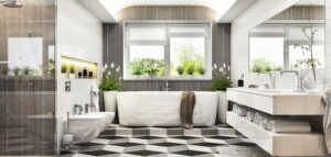 Eco Friendly Space Bathroom | Nadine Floors Company