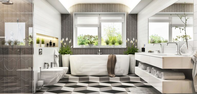 Eco Friendly Space Bathroom | Nadine Floors Company