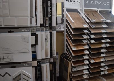 Abode & Kentwood Hardwood Collection Samples Display In The Store