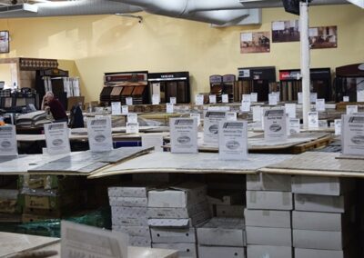 Assorted American Tiles Collection Display Section In The Store