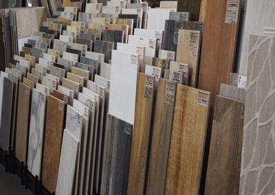Assorted Laminate Flooring Rack In The Store