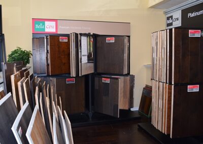 Bella Cera Premium Hardwood Flooring Display In The Store