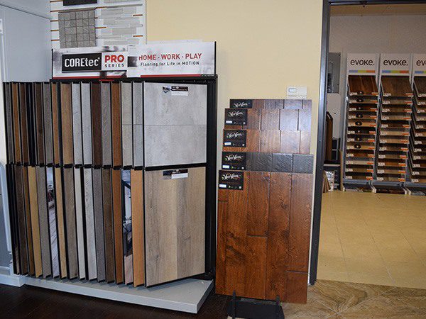 Coretec Pro Series Laminate Collection On Display Section In The Store