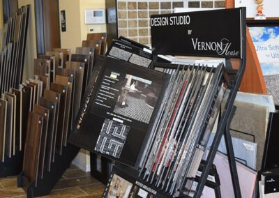 Design Studio Carpet Collection Rack In The Store