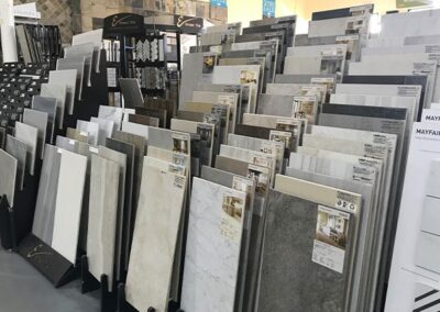 Different Shades of Gray Tiles Design Display In The Store