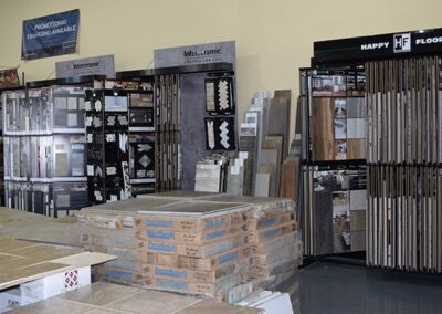 Interceramic Tiles Collection Display In The Store