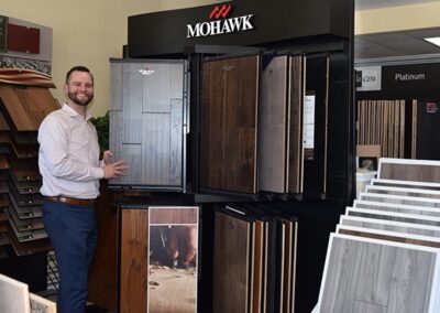 Mohawk Hardwood Samples On Display