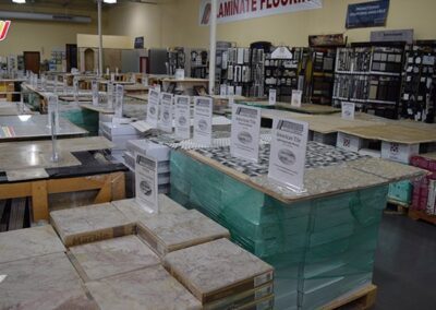 Other Side of Laminate Flooring Showroom Display