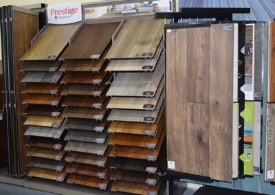 Prestige Hardwood Collection Rack In The Store