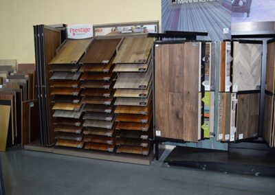 Prestige & Mannington Hardwood Collection Display In The Store