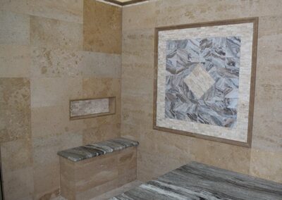 Tile & Granite Home Remodeling Display In The Store