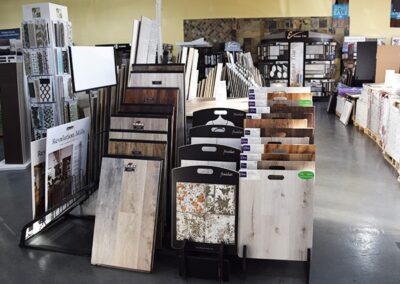 Tiles & Backsplash Display In The Store