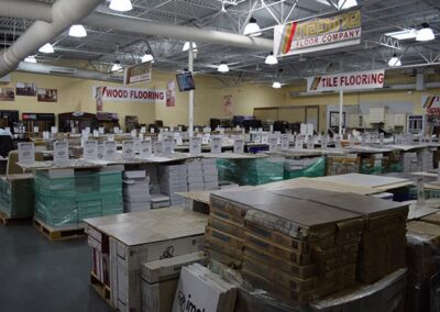 Wood & Tile Flooring Showroom Section