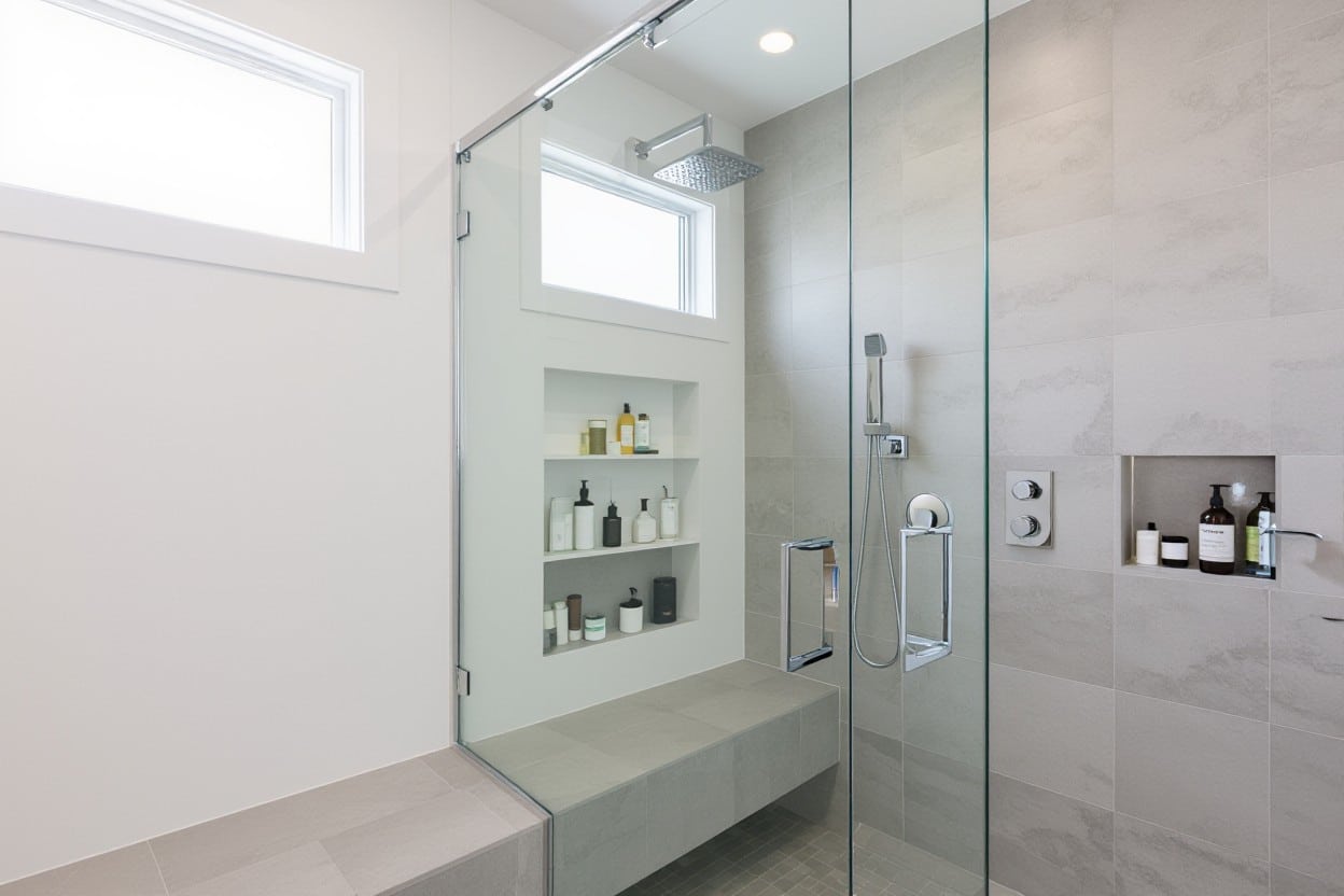 Stunning shower renovation