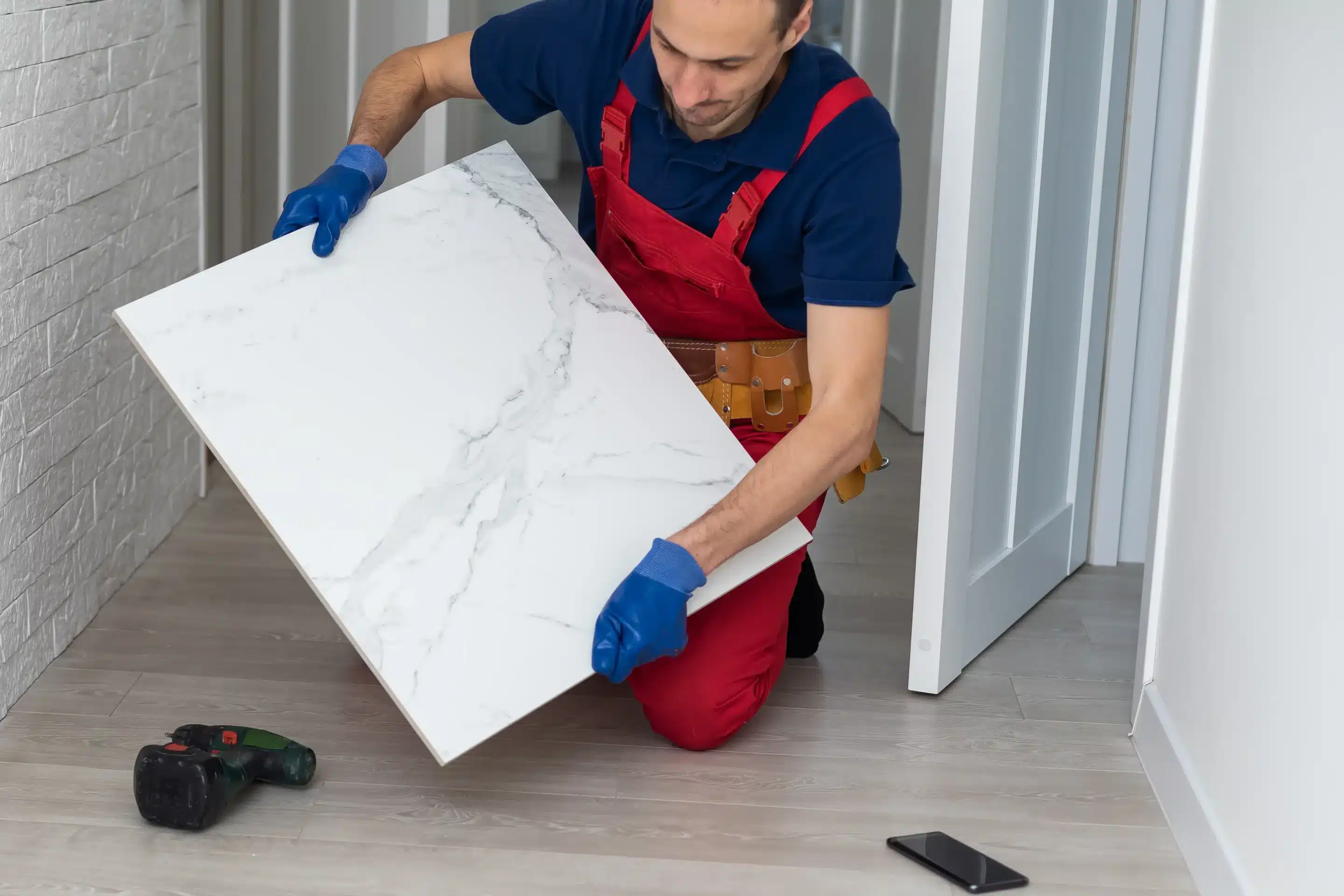 how to install marble flooring scaled Flooring installation tools and materials